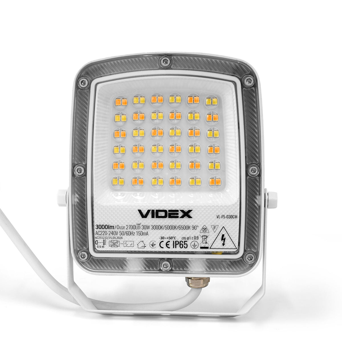 VIDEX F5-030CW LED floodlight 30W white — product view