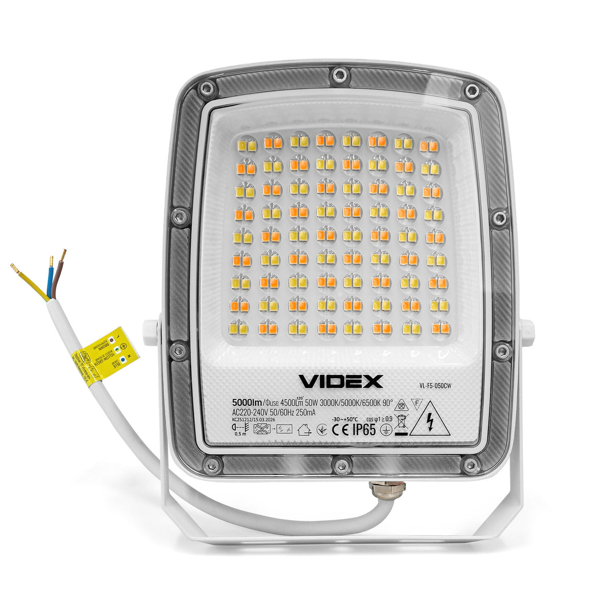 VIDEX F5-050CW LED floodlight 50W white — product view