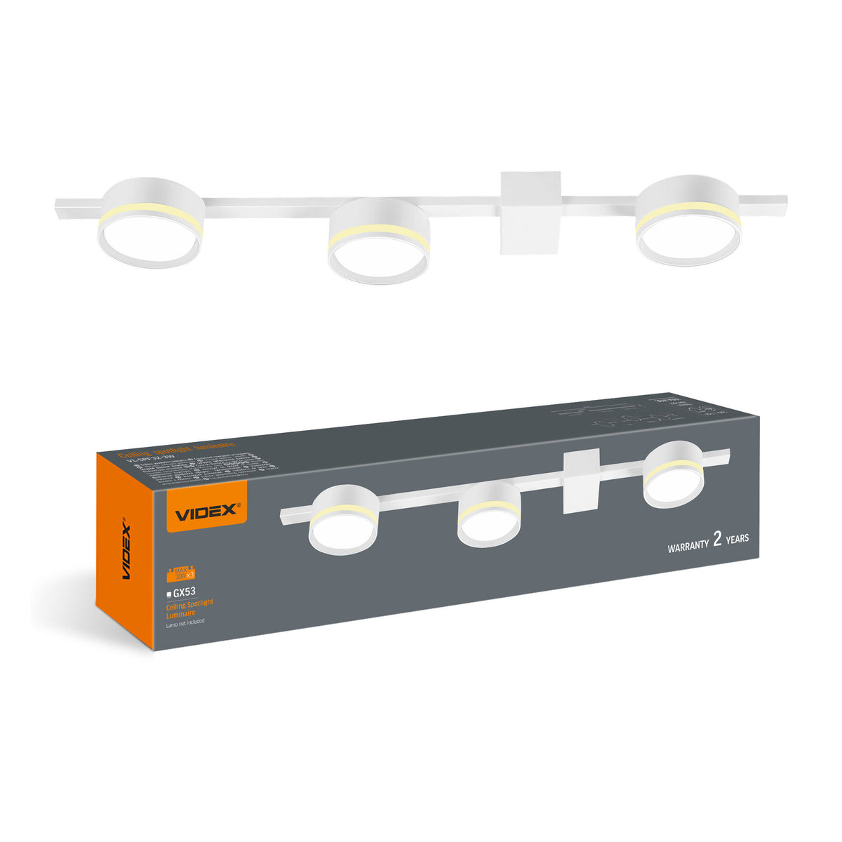 VIDEX SPF32-3W spotlight fixture 30W white — official view 2