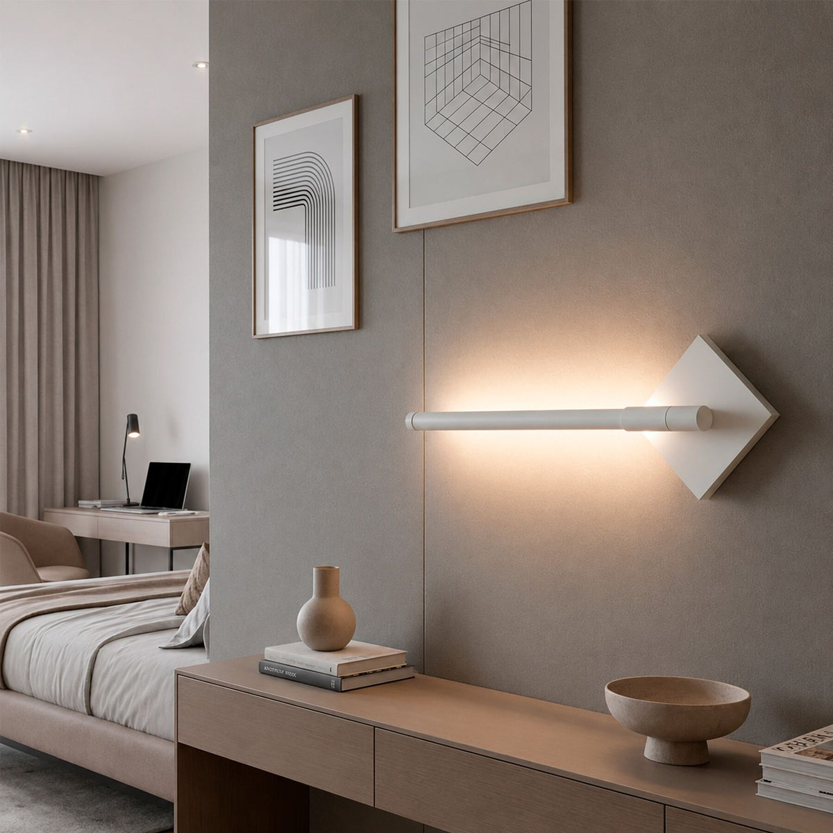 VIDEX WL041-05CW wall light 5W white — official view 10