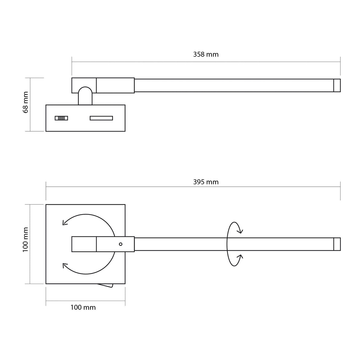 VIDEX WL041-05CW wall light 5W white — official view 11