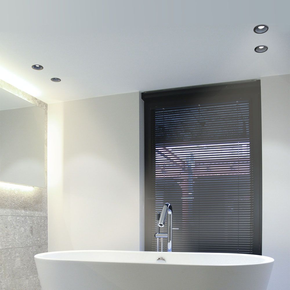 VIDEX VL-SPF09R-B Recessed GU10 Spotlight Frame - Black - official product image 3