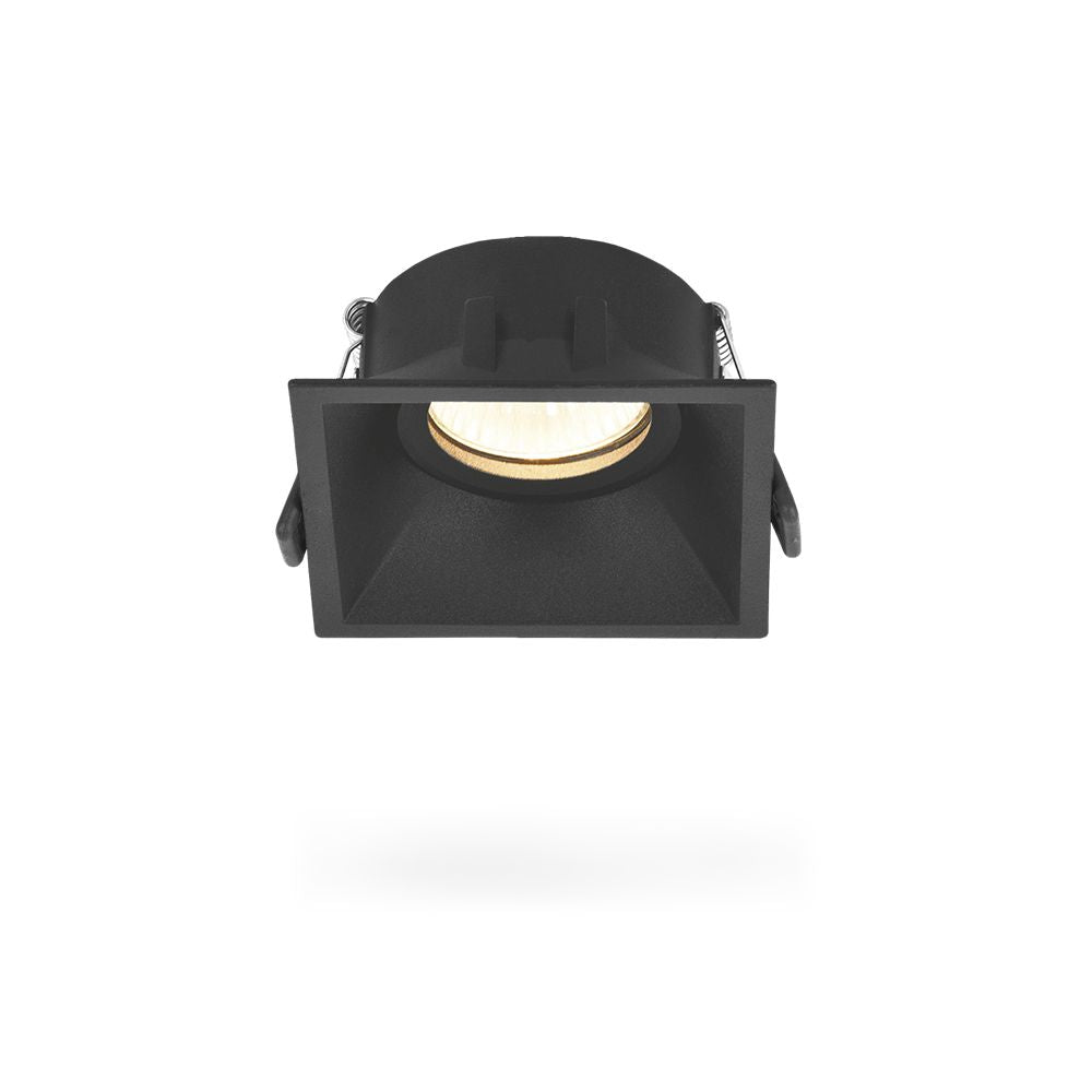 VIDEX VL-SPF09S-B Recessed GU10 Spotlight Frame - Black - official product image 1