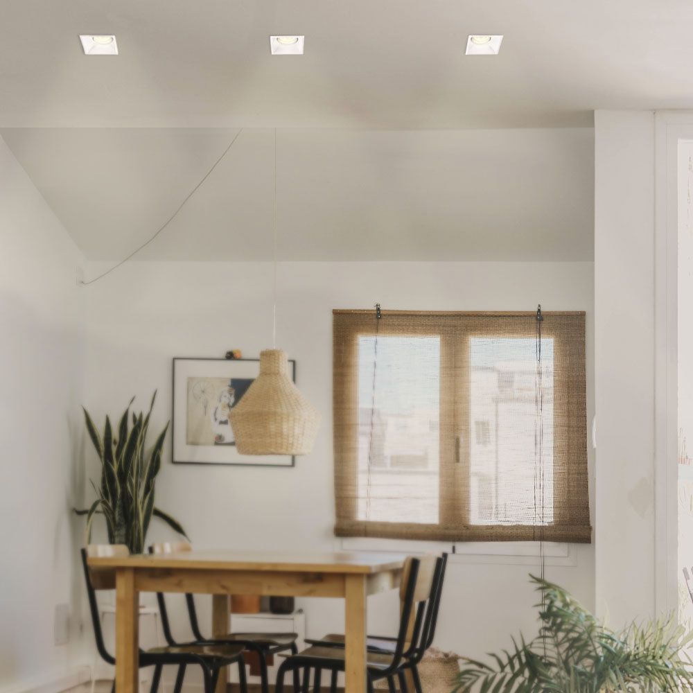 VIDEX VL-SPF09S-W Recessed GU10 Spotlight Frame - White - official product image 3