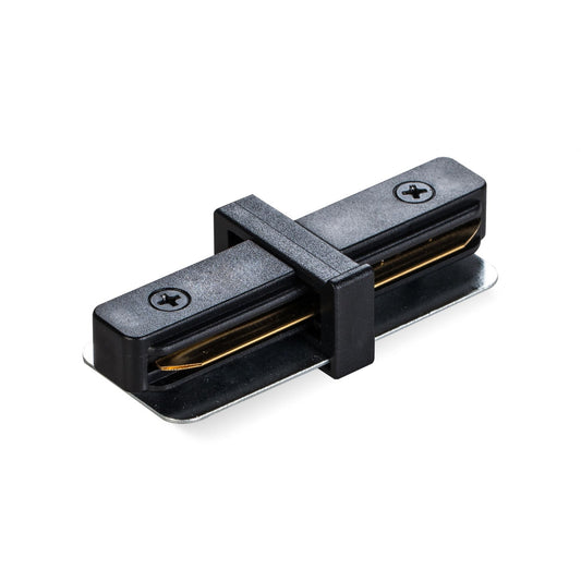 VIDEX 1-Phase Track Straight Connector VLE-TRF-CTI-B, Black