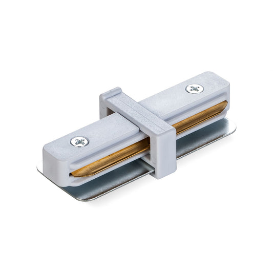 VIDEX 1-Phase Track Straight Connector VLE-TRF-CTI-W, White