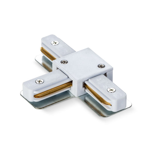 VIDEX 1-Phase Track T Connector VLE-TRF-CTT-W, White