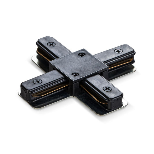 VIDEX 1-Phase Track X Connector VLE-TRF-CTX-B, Black