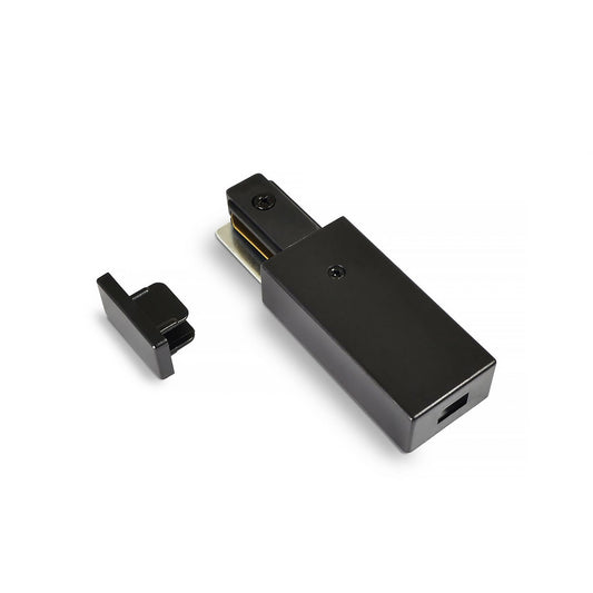 VIDEX 1-Phase Track End Connector Kit VLE-TRF-TM-B, Black