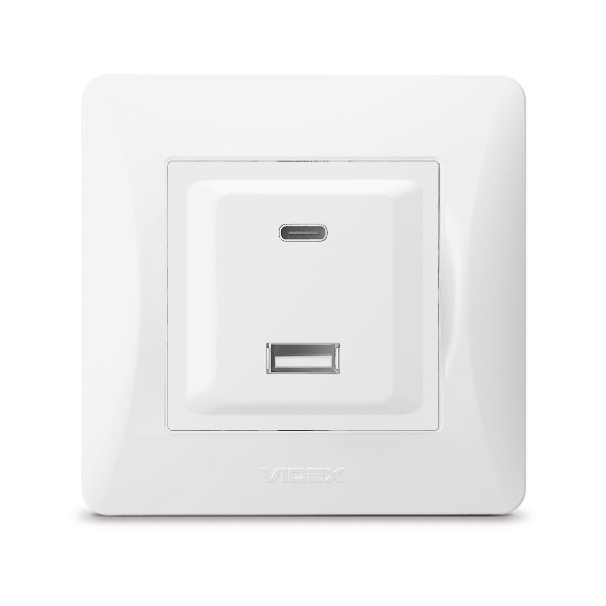 VIDEX BINERA Socket USB-A + USB-C PD20W White – image 2