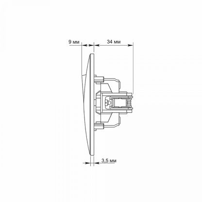 VIDEX BINERA Bell button Black Graphite – image 6