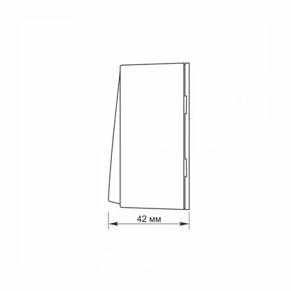 VIDEX BINERA Surface-mounted switch 1 gang 1 way IP20 Matte Black – image 5