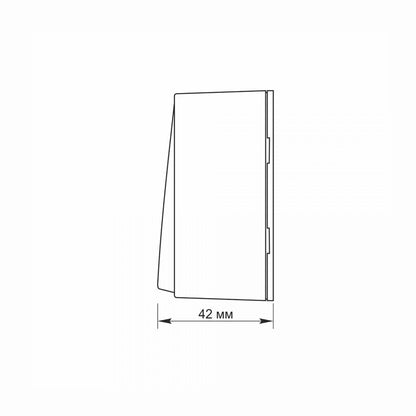 VIDEX BINERA Surface-mounted switch 2 gang 1 way IP20 Matte Black – image 5