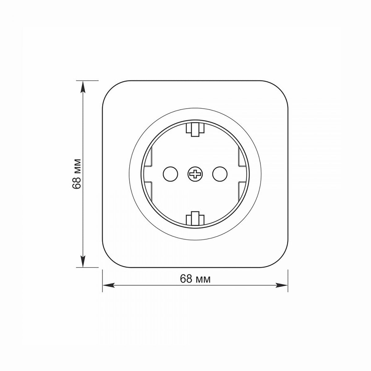 VIDEX BINERA Surface-mounted single Schuko socket IP20 White – image 4