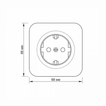 VIDEX BINERA Surface-mounted single Schuko socket IP20 White – image 4