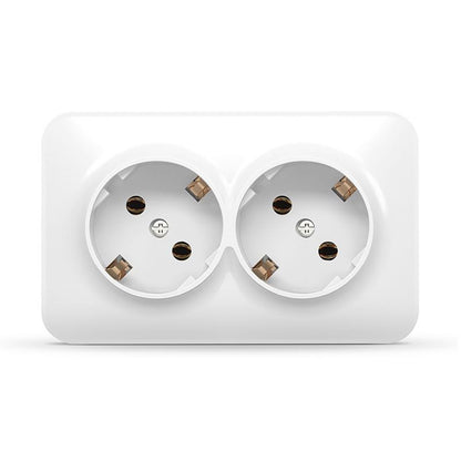 VIDEX BINERA Surface-mounted double Schuko socket IP20 White – image 2