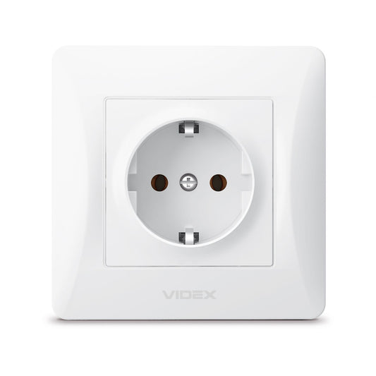 VIDEX BINERA Single schuko socket White – image 2