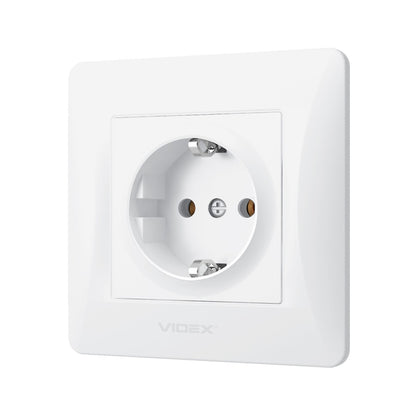 VIDEX BINERA Single schuko socket White – image 3