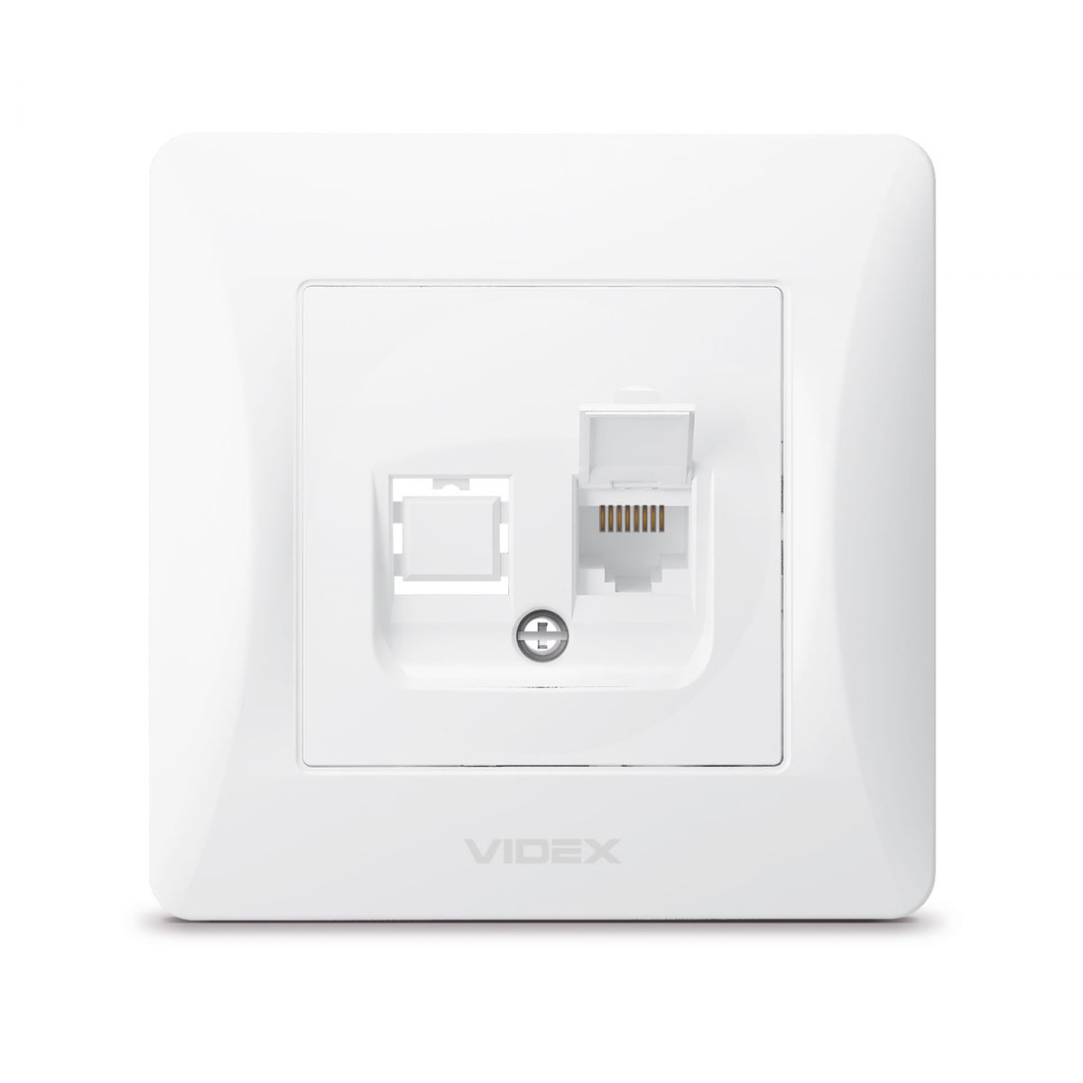 VIDEX BINERA CAT6 socket single computer White – image 2