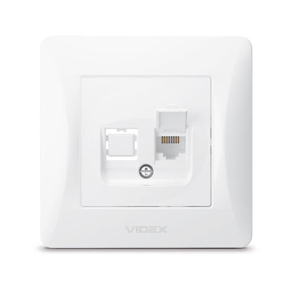 VIDEX BINERA CAT6 socket single computer White – image 2