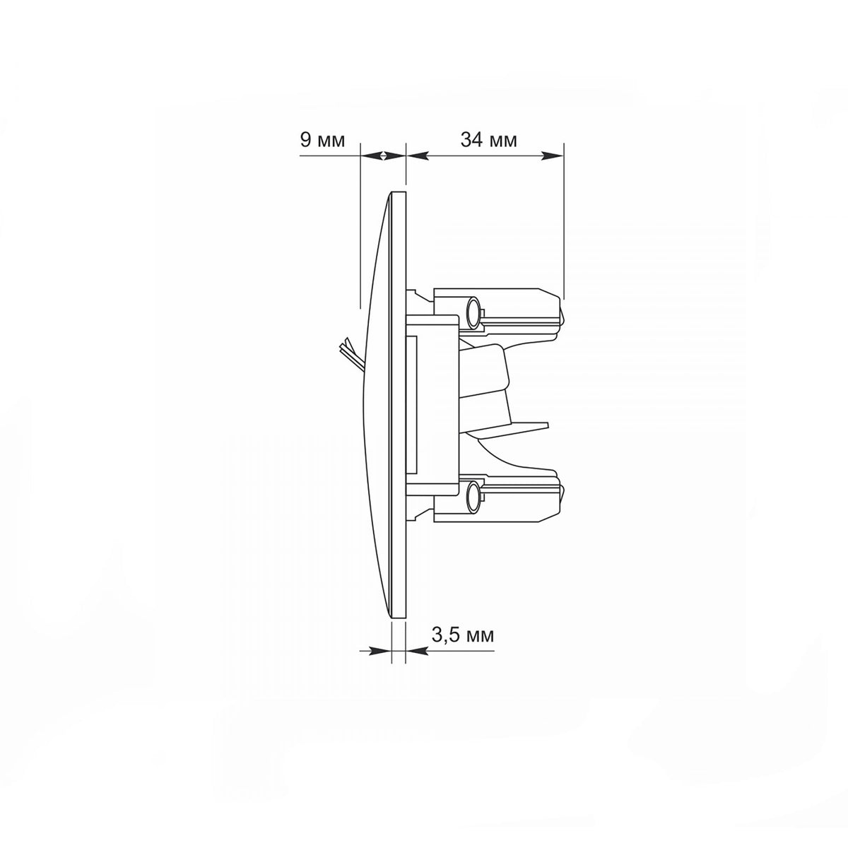 VIDEX BINERA CAT6 socket single computer White – image 6