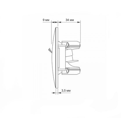 VIDEX BINERA CAT6 socket single computer White – image 6