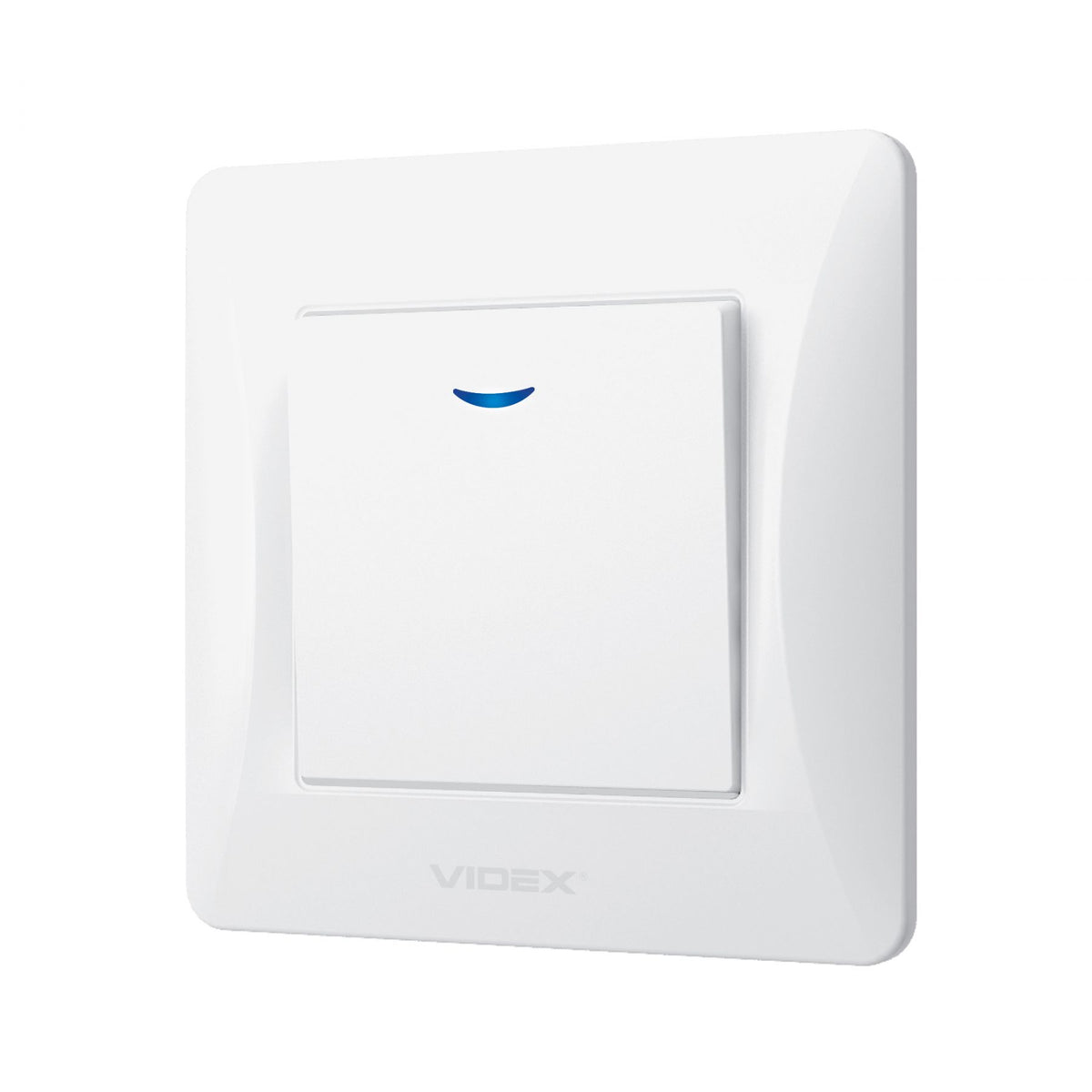VIDEX BINERA Switch 1 gang with LED backlight White – image 3