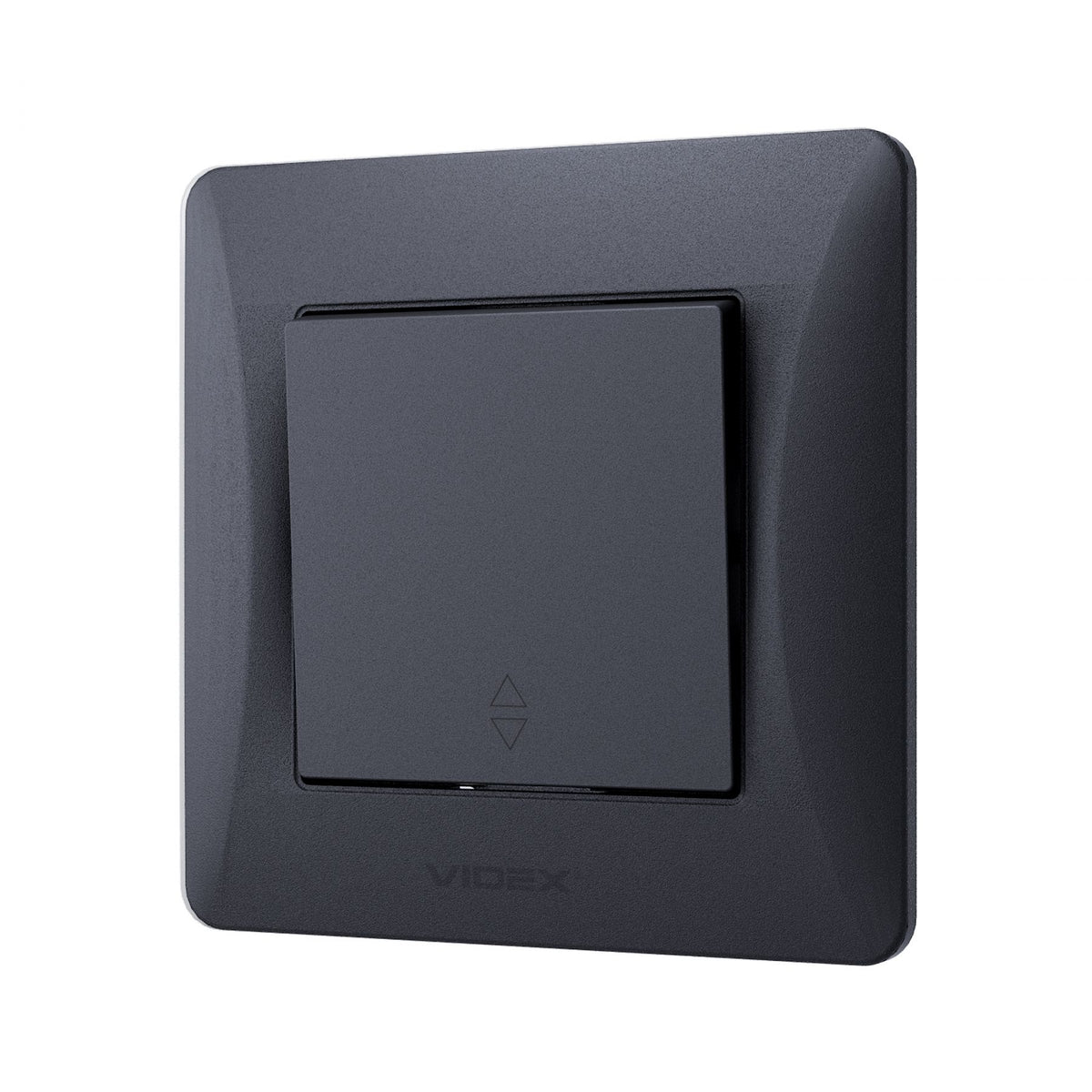 VIDEX BINERA Switch 1 gang pass Black Graphite – image 3