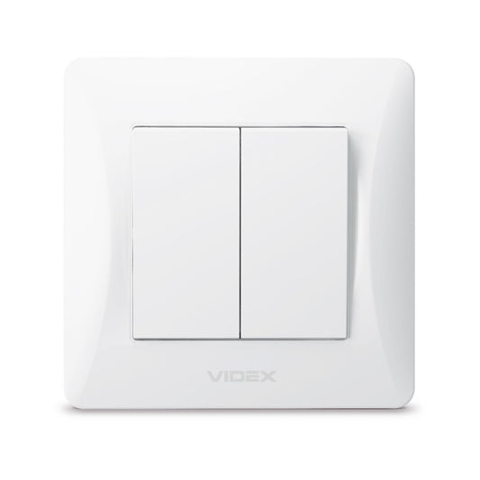 VIDEX BINERA Switch 2 gang White – image 2