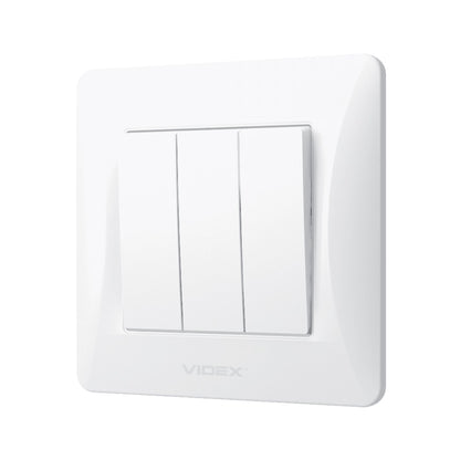 VIDEX BINERA Switch 3 gang White – image 3