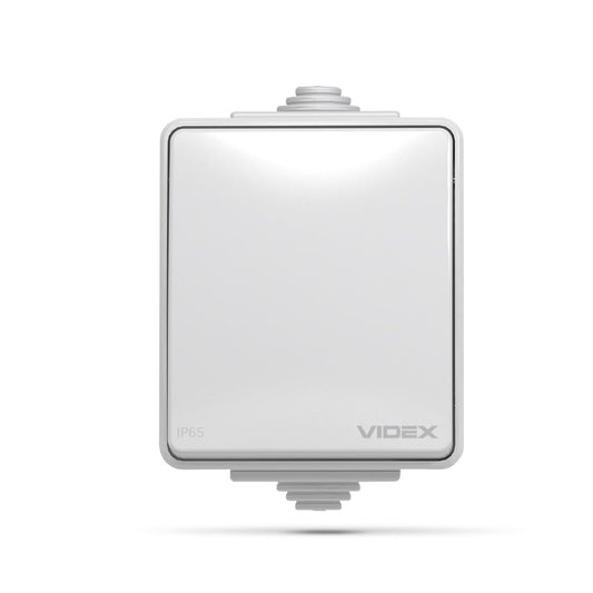 VIDEX BINERA External switch 1 gang IP65 Grey – image 2