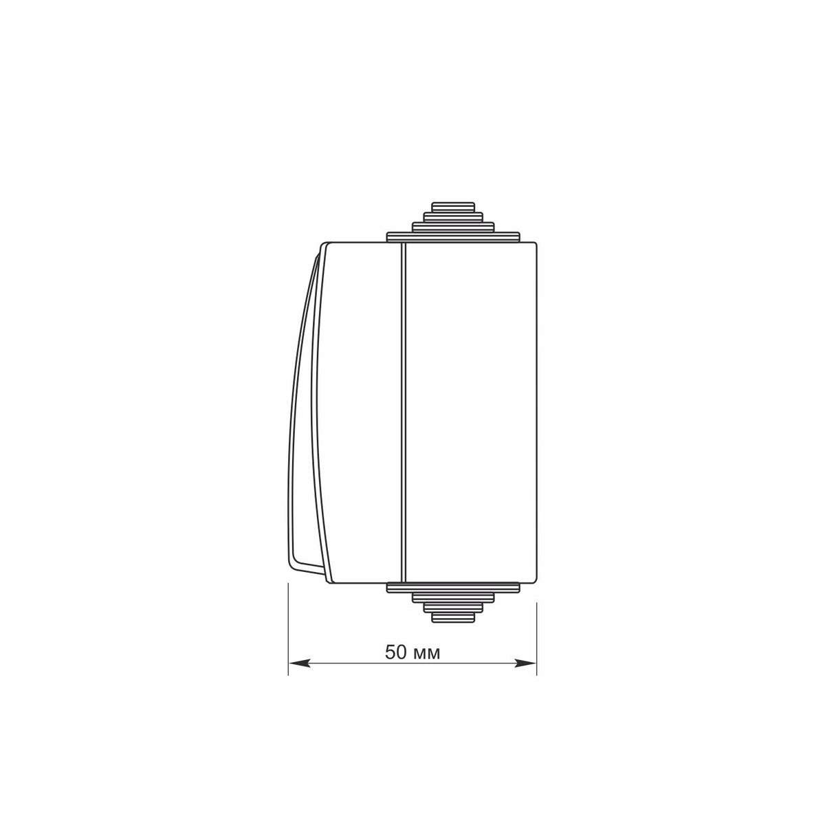 VIDEX BINERA External switch 1 gang IP65 Grey – image 5