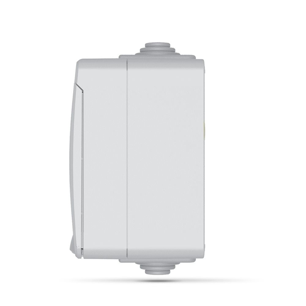 VIDEX BINERA External double Schuko socket IP65 Grey – image 3