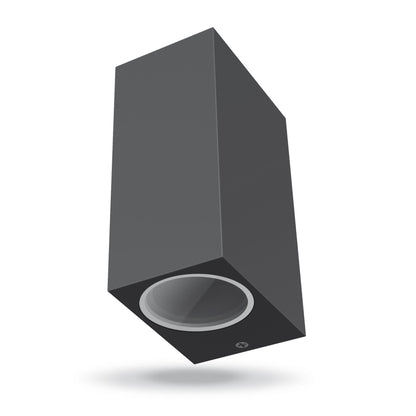 VIDEX ARON grey double-sided GU10 facade light