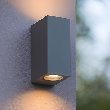 VIDEX ARON grey double-sided GU10 facade light