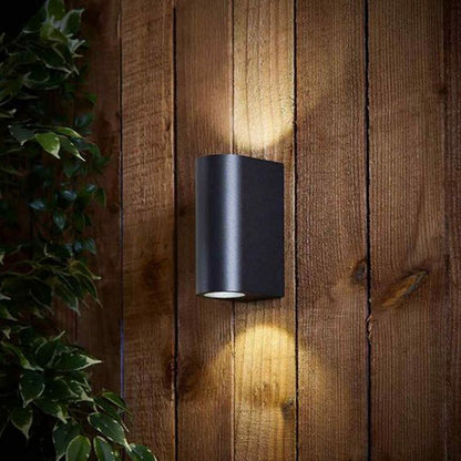 VIDEX PELLE 6 W black double-sided facade light