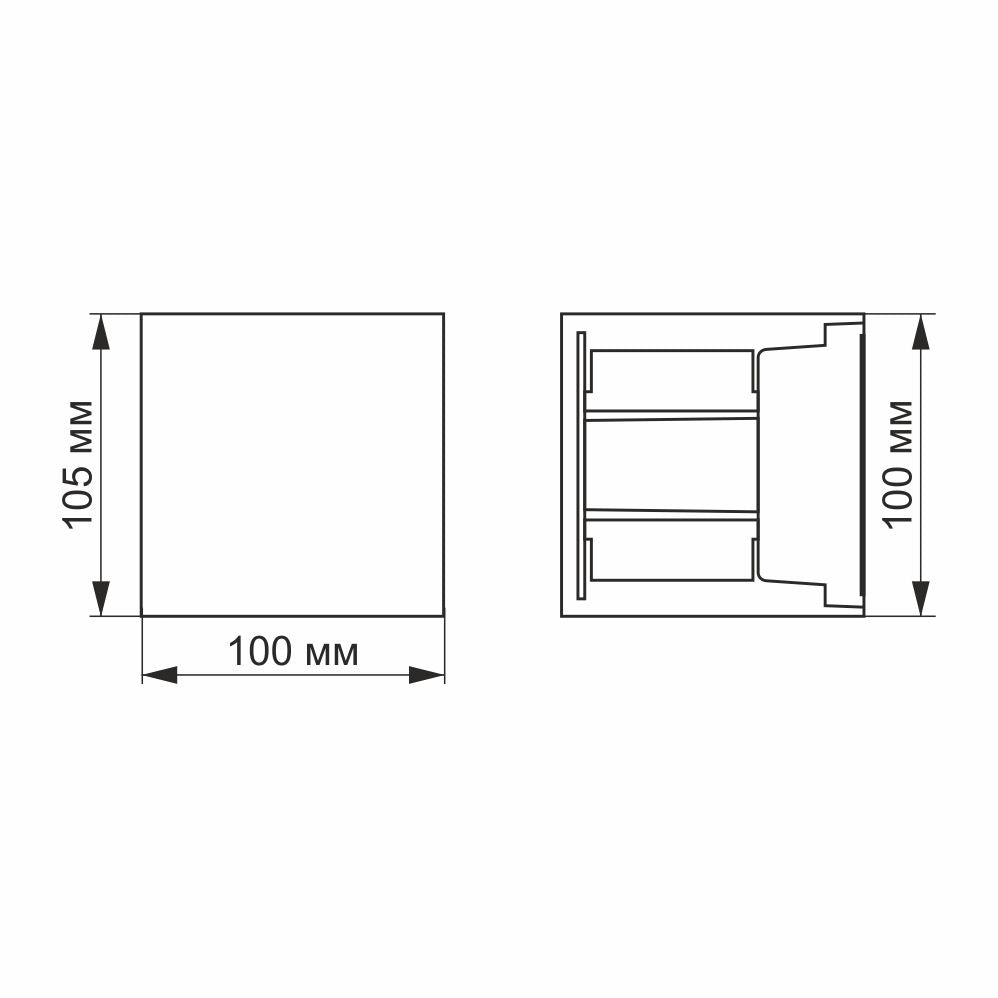 VIDEX ERIC 6 W white double-sided facade light