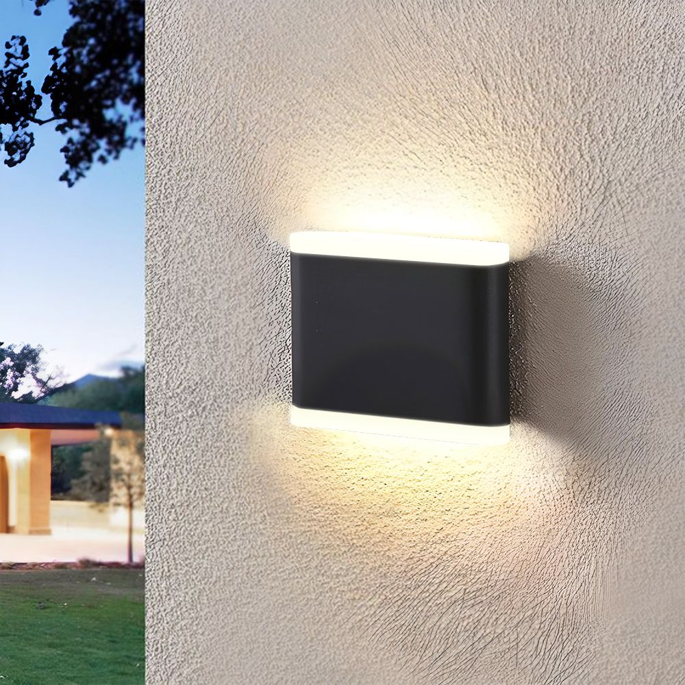 VIDEX EVAN 6 W black double-sided facade light