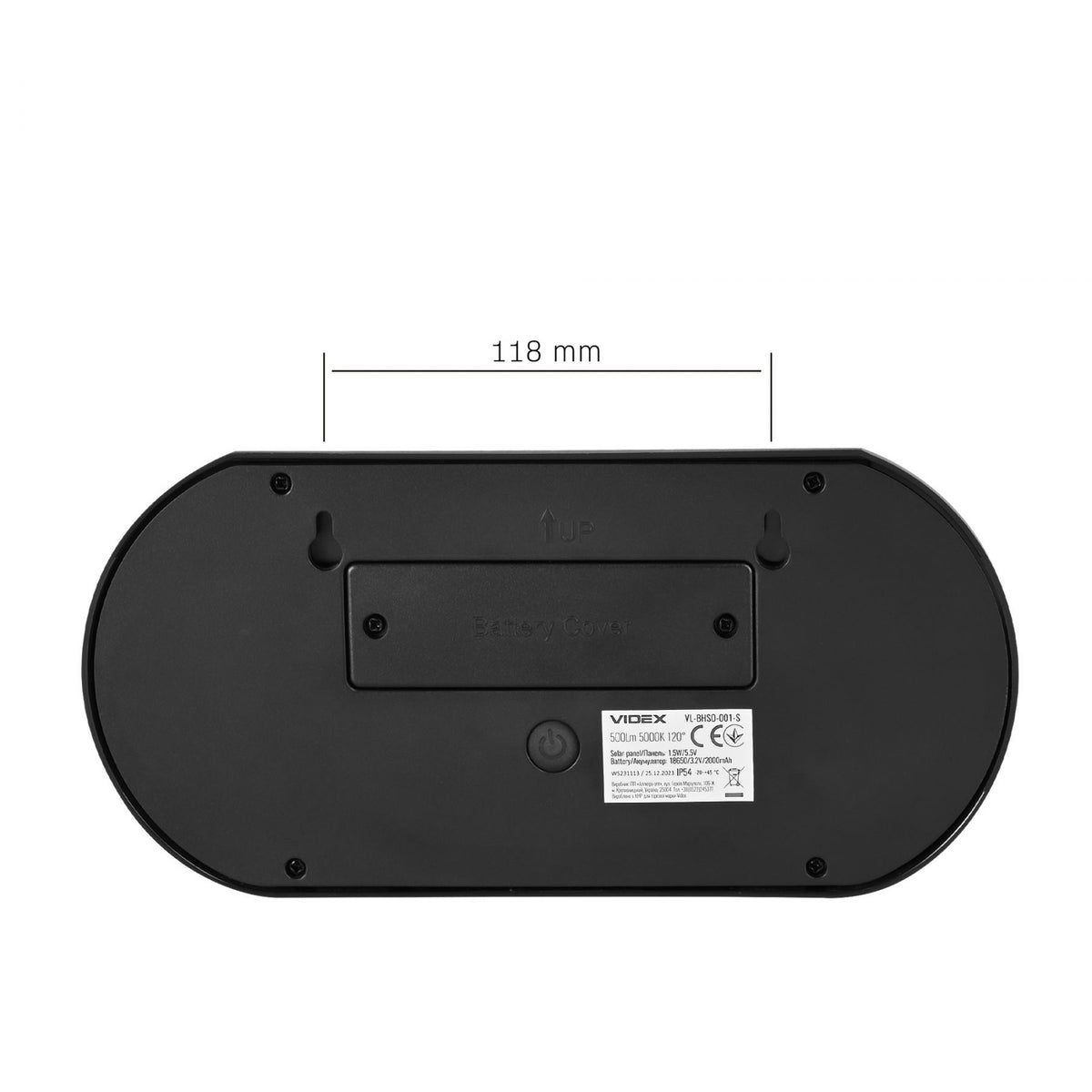 Solar Wall Light VIDEX VL-BHSO-001-S with Motion Sensor, 500 lm, 5000 K - official VIDEX image 8
