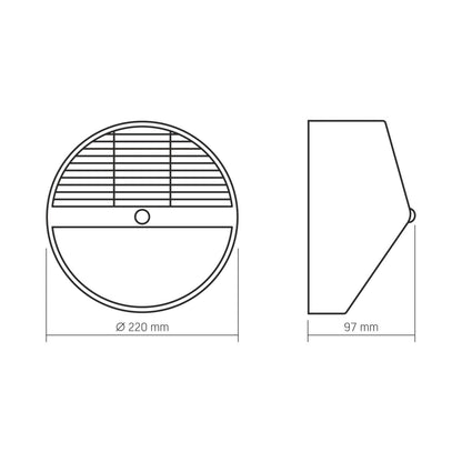 Solar Wall Light VIDEX VL-BHSO-002-S with Motion Sensor, 500 lm, 5000 K - official VIDEX image 10