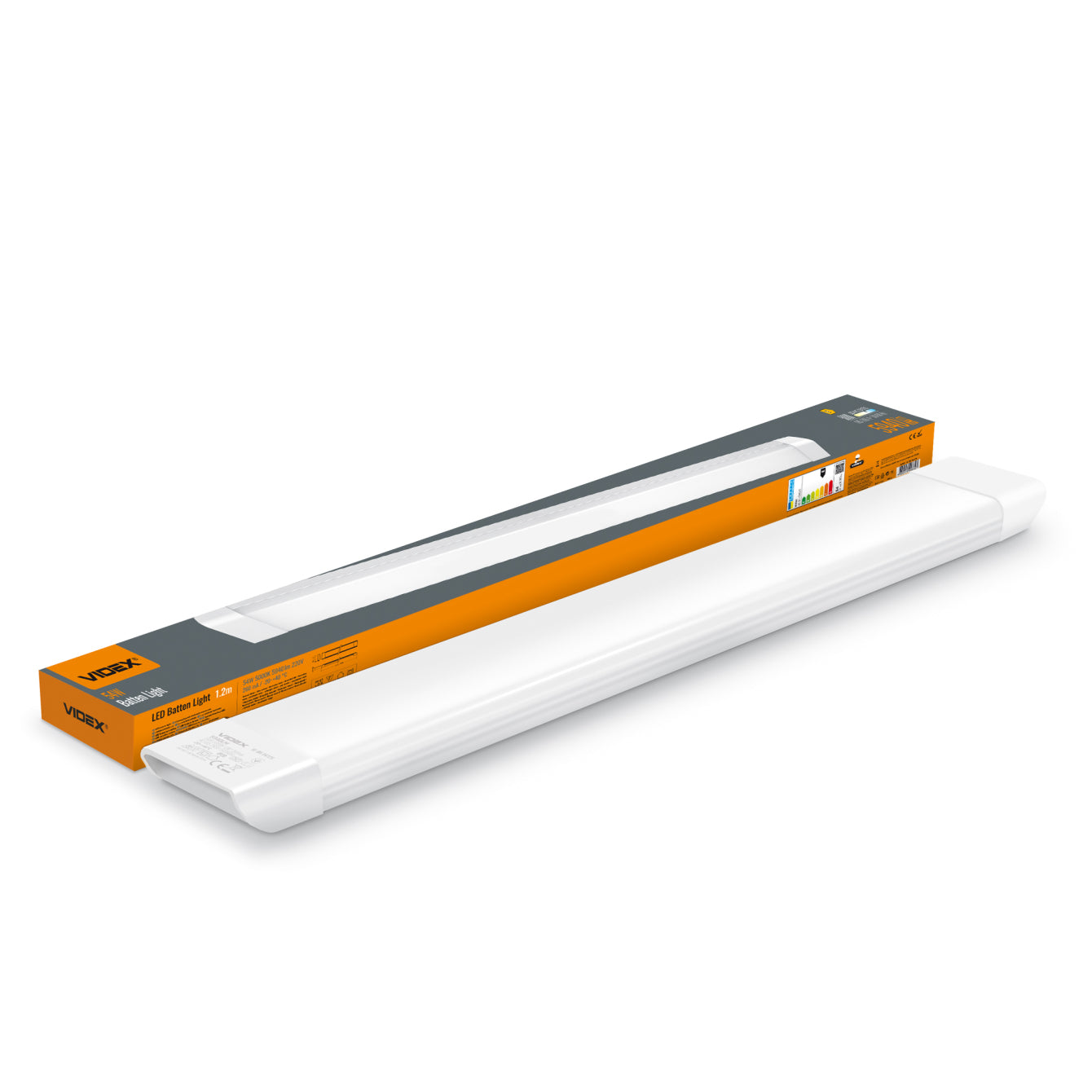 VIDEX VL-BN-54125 54W LED linear batten light with packaging
