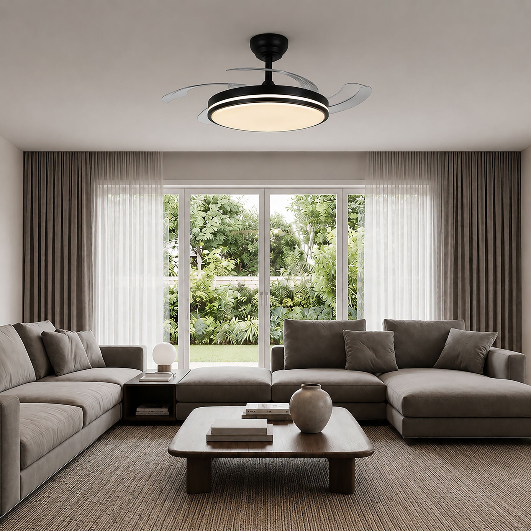 LED Ceiling Light with fan VIDEX CLF01 60W 3000K-4200K-6000K 230V Black Index: VL-CLF01-60CB - image 21
