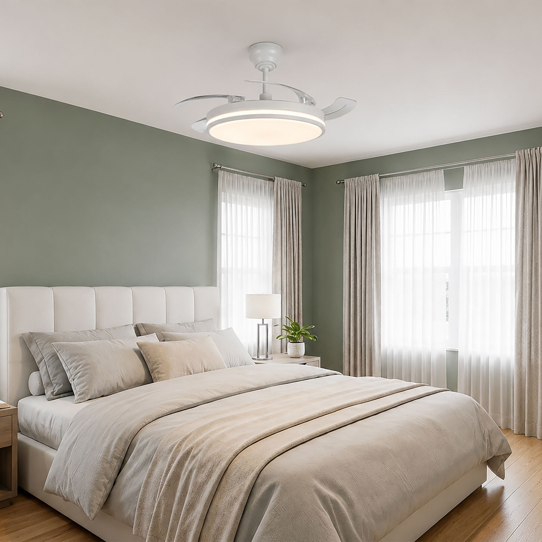 LED Ceiling Light with fan VIDEX CLF01 60W 3000K-4200K-6000K 230V White Index: VL-CLF01-60CW - image 21