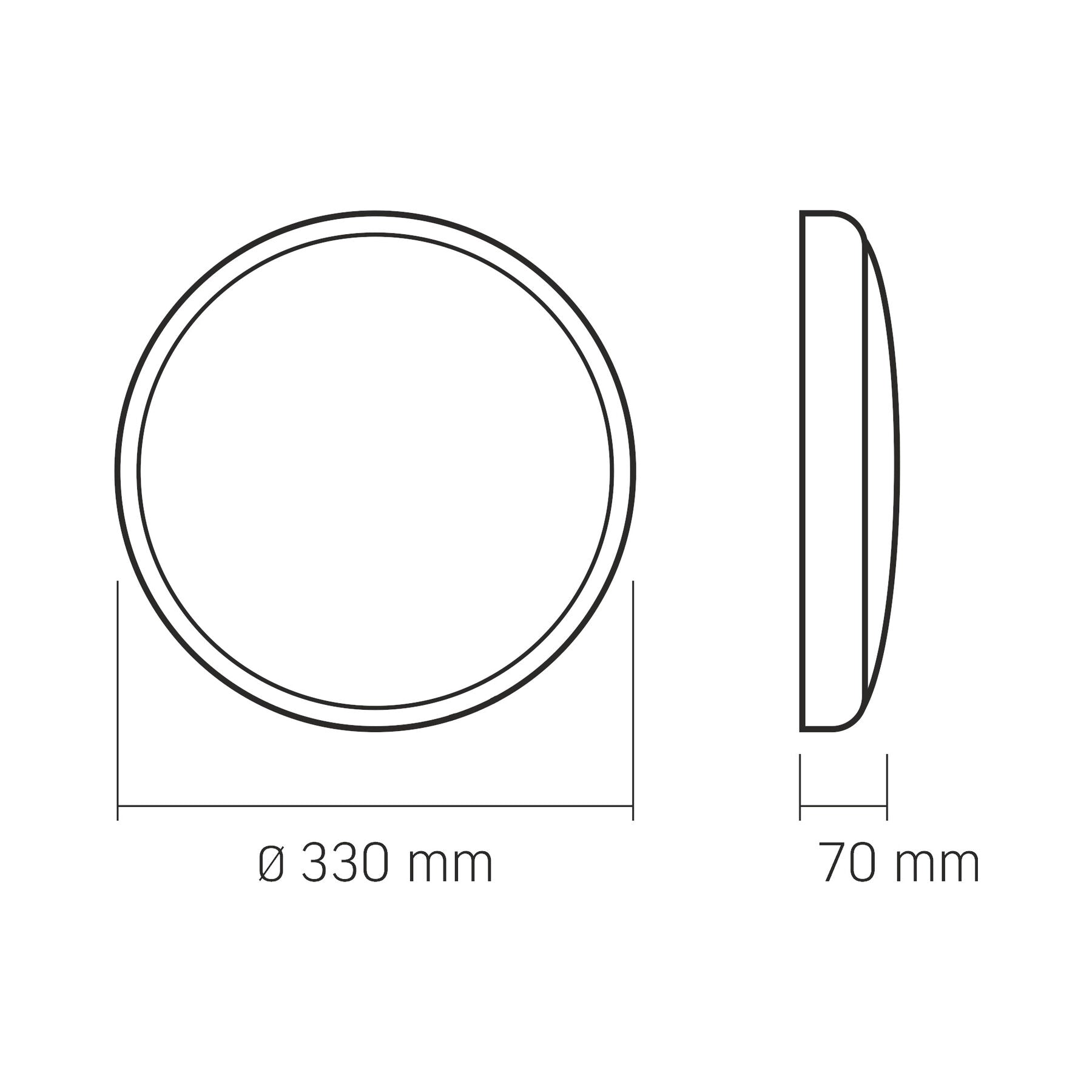 LED Ceiling Light with motion sensor VIDEX VL-CLR-300-2 30W 5CCT White Index: VL-CLR-300-2 - image 7