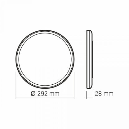 VIDEX VL-DL3R-184W ceiling light