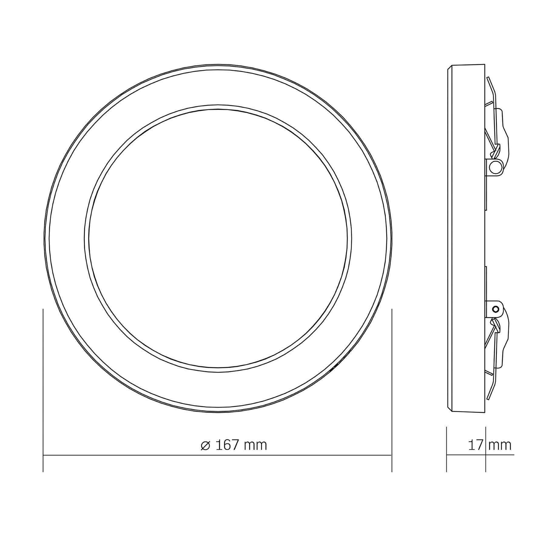 VIDEX DL6R 12W ceiling light
