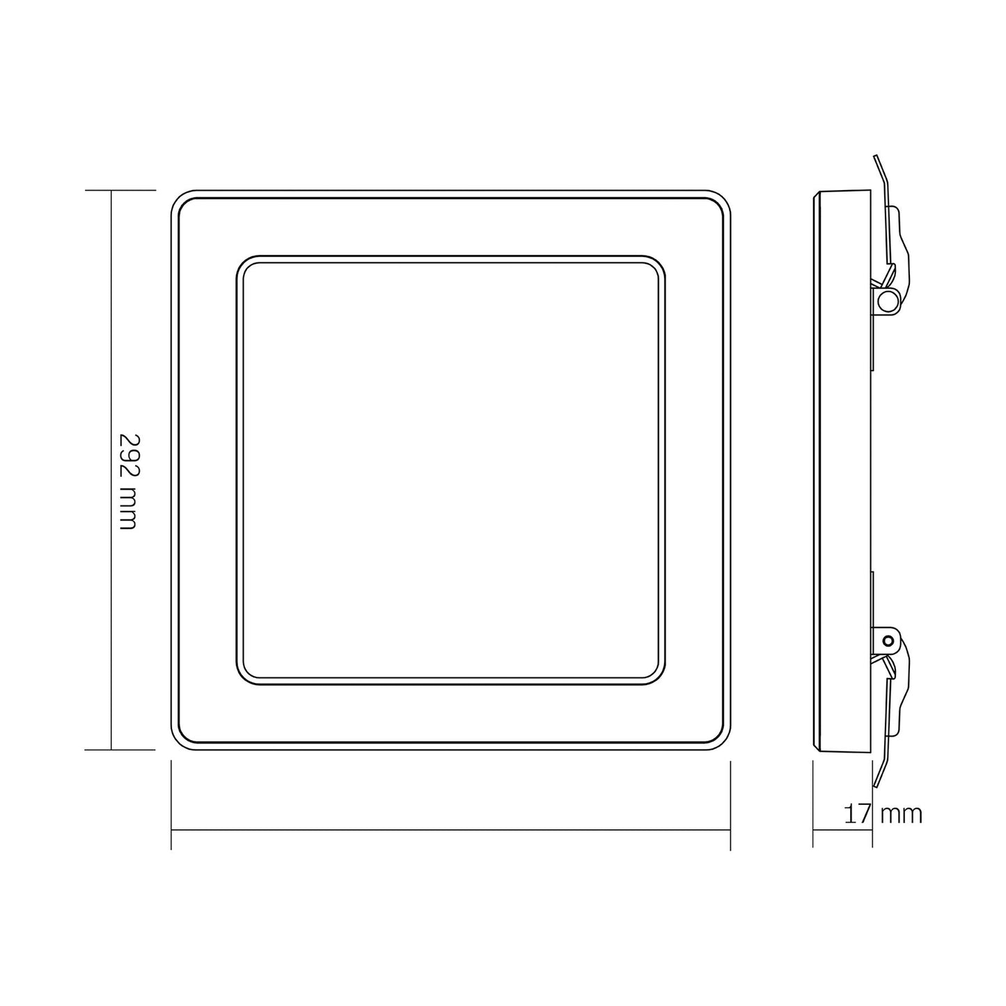 VIDEX DL6S 24W ceiling light