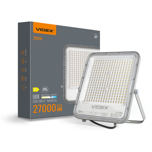LED-prožektor VIDEX-FLOOD-LED-DAVIS-200W-NW