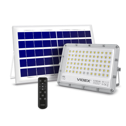 Solar Floodlight VIDEX VL-FSO2-505, 1000 lm, 5000 K - official VIDEX image 2