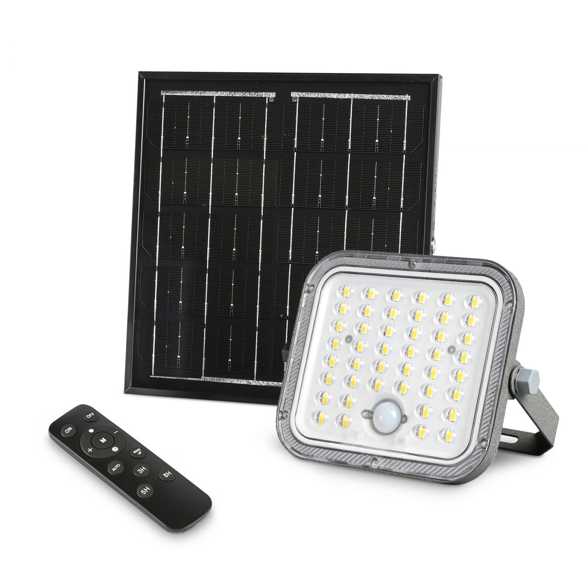 Solar Floodlight VIDEX VL-FSO4-205-S with Motion Sensor, 1400 lm, 5000 K - official VIDEX image 2